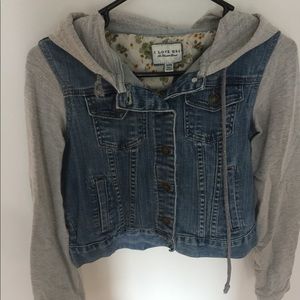 Forever 21 Denim/Sweatshirt Jacket
